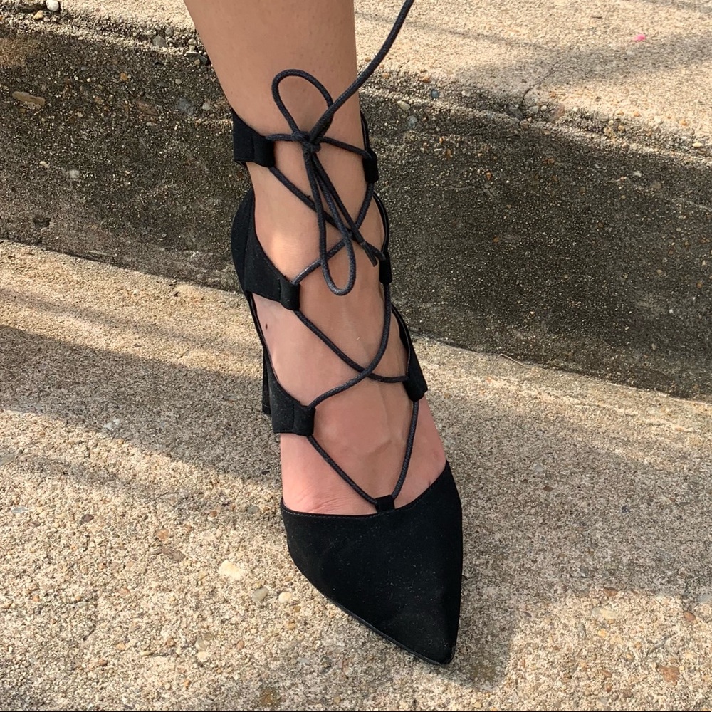 Black heels